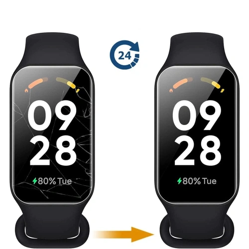 Kup Bizon Glass Hydrogel Redmi Smart Band 2 / Xiaomi Mi Band 8 Active [2 Csomag] - BIZ788 - {ean13} - Sklep Home Screen