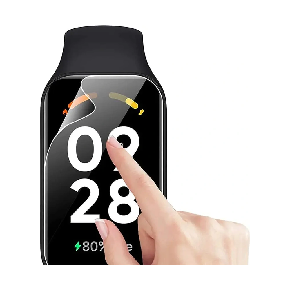 Folia hydrożelowa na ekran Bizon Glass Hydrogel do Redmi Smart Band 2 / Xiaomi Mi Band 8 Active [2 PACK]