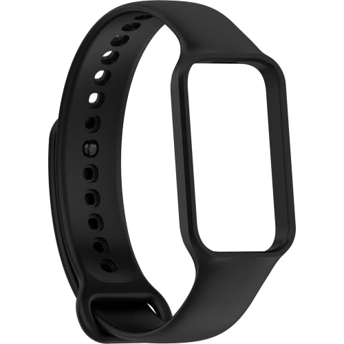Kup Bizon Strap + Case Uhr Dots Xiaomi Redmi Smart Band 2 / Xiaomi Mi Band 8 Active schwarz - BIZ791 - {ean13} - Sklep Home Screen