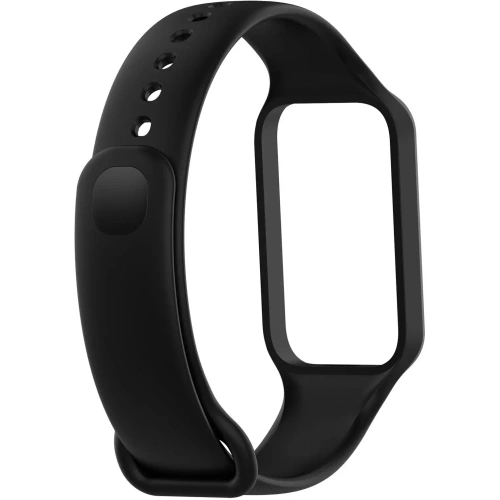 Kup Etui s páskem Bizon Strap + Case Watch Dots pro Xiaomi Redmi Smart Band 2 / Xiaomi Mi Band 8 Active černé - BIZ791 - {ean13} - Sklep Home Screen