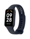 Bizon heveder + tok óra pöttyök Xiaomi Redmi Smart Band 2 / Xiaomi Mi Band 8 Aktív sötétkék