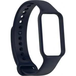 Kup Etui z paskiem Bizon Strap + Case Watch Dots do Xiaomi Redmi Smart Band 2 / Xiaomi Mi Band 8 Active granatowe - BIZ792 - {ean13} - Sklep Home Screen