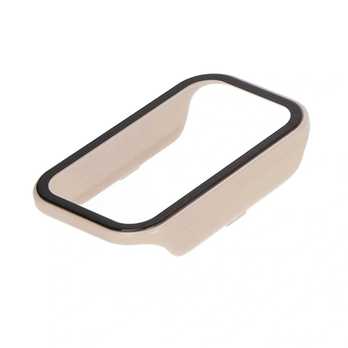 Kup Etui Bizon Case+Glass Set do Xiaomi Redmi Smart Band 2 / Xiaomi Mi Band 8 Active beżowe - BIZ793 - {ean13} - Sklep Home Screen