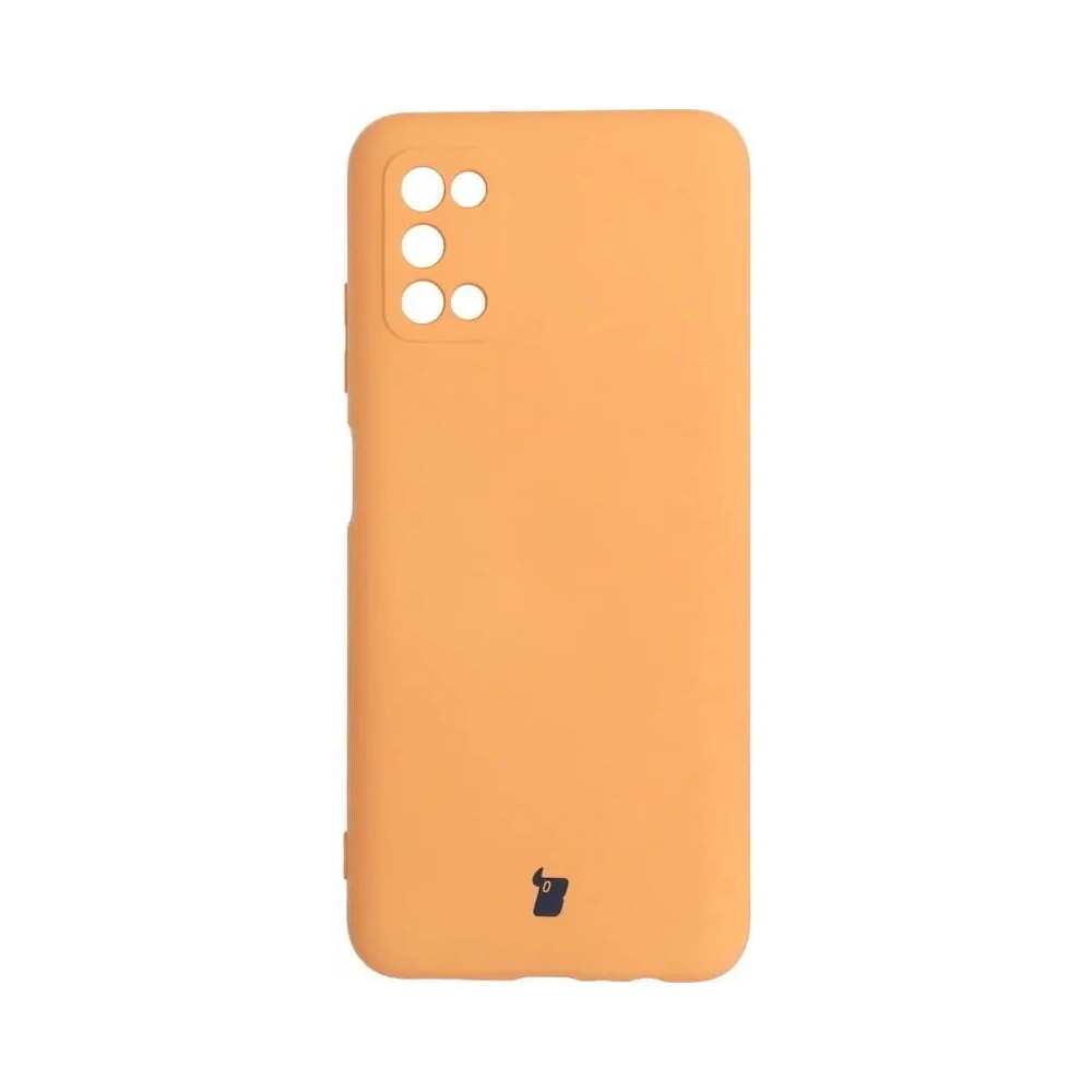 Etui Bizon Case Silicone do Samsung Galaxy A03S pomarańczowe