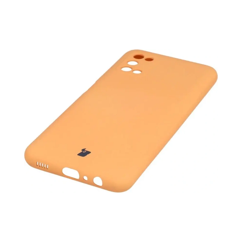 Etui Bizon Case Silicone do Samsung Galaxy A03S pomarańczowe