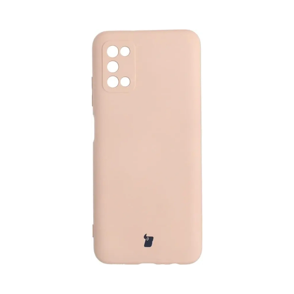 Etui Bizon Case Silicone do Samsung Galaxy A03S jasnoróżowe