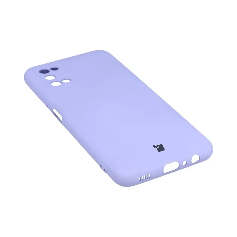 Etui Bizon Case Silicone do Samsung Galaxy A03S fioletowe