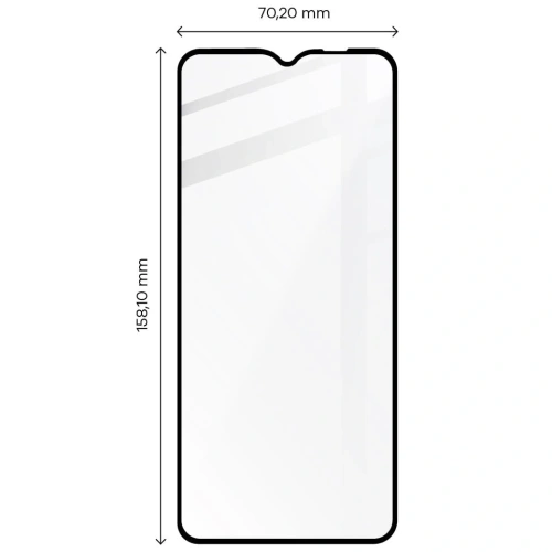 Kup Bizon Glass Edge Samsung Galaxy A03s negru - BIZ800 - {ean13} - Sklep Home Screen