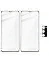Kup Bizon Glass Edge sticlă temperată - [2 PACK] + protecție lentilă Samsung Galaxy A03s negru - BIZ803 - {ean13} - Sklep Home Screen