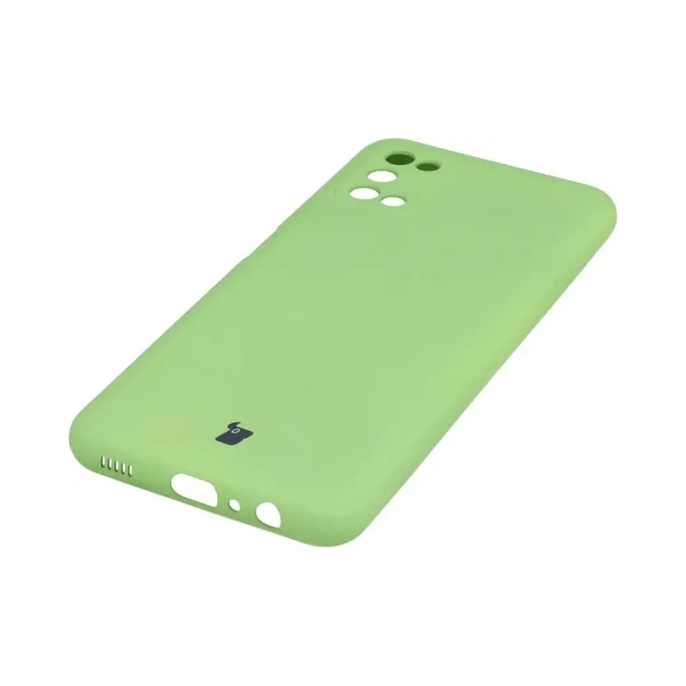 Etui Bizon Case Silicone do Samsung Galaxy A03S jasnozielone