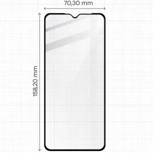 Kup Szkło hartowane Bizon Glass Edge do Samsung Galaxy A12 / M12 czarne - BIZ807 - {ean13} - Sklep Home Screen