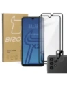 Bizon Glass Edge sticlă călită - [2 PACK] + protecție lentilă Samsung Galaxy A13 4G negru