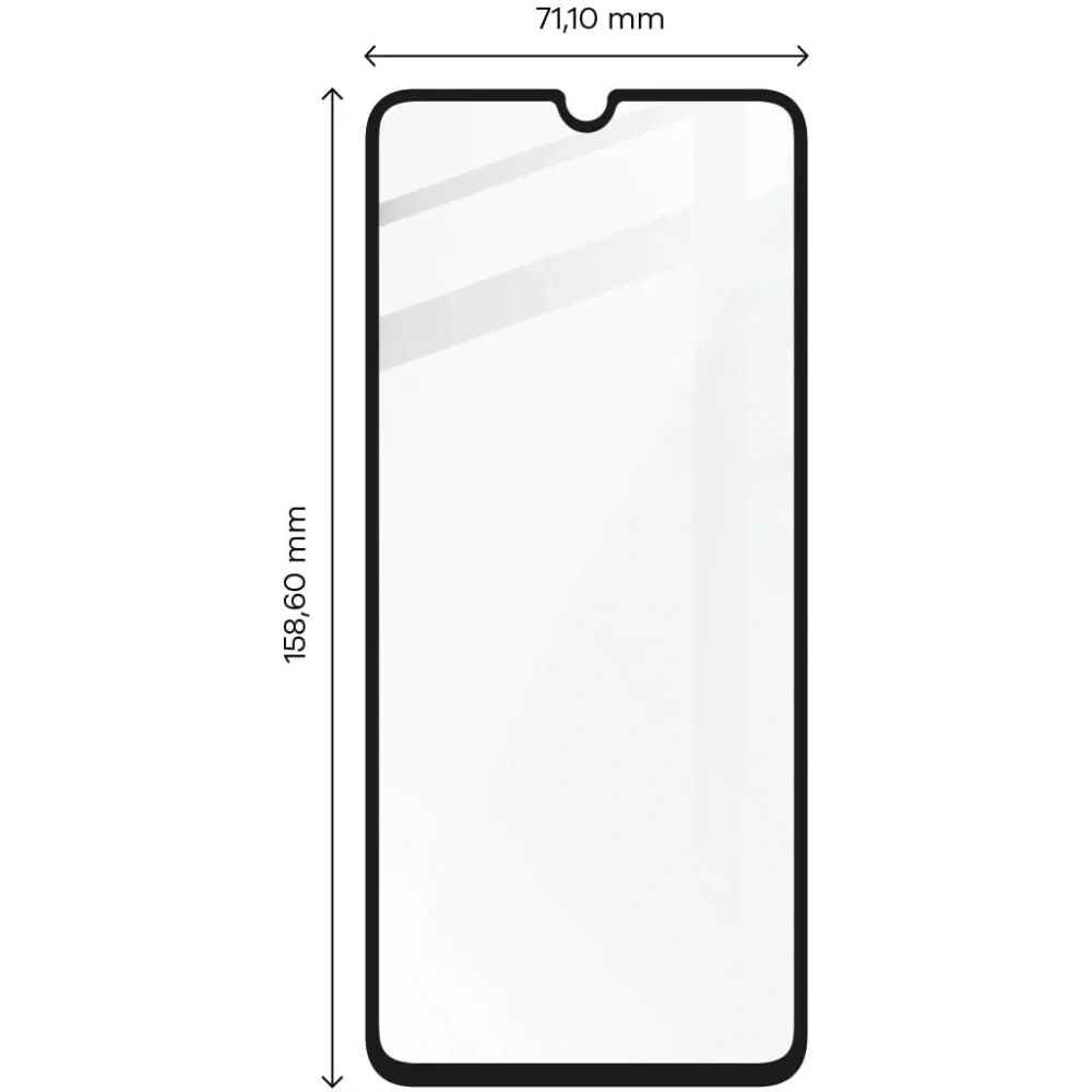 Szkło hartowane Bizon Glass Edge do Samsung Galaxy A13 4G czarne