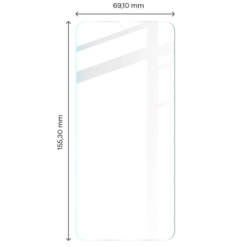 Buy Bizon Glass Clear tempered glass - 3 pcs. + lens glass Samsung Galaxy A13 5G - BIZ818 - {ean13} - Home Screen Store Europe