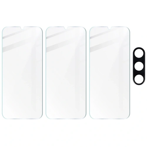 Kup BIZON Clear 2 3x sticlă de ecran + sticlă de cameră Samsung Galaxy A14 4G/5G M14 - BIZ821 - {ean13} - Sklep Home Screen