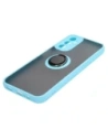 Buy Bizon Case Hybrid Ring Samsung Galaxy A14 4G / 5G smoky with a light blue frame - BIZ823 - {ean13} - Home Screen Store Europe