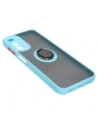 Kup Bizon Case Hybrid Ring Samsung Galaxy A14 4G / 5G fumuriu cu un cadru albastru deschis - BIZ823 - {ean13} - Sklep Home Screen