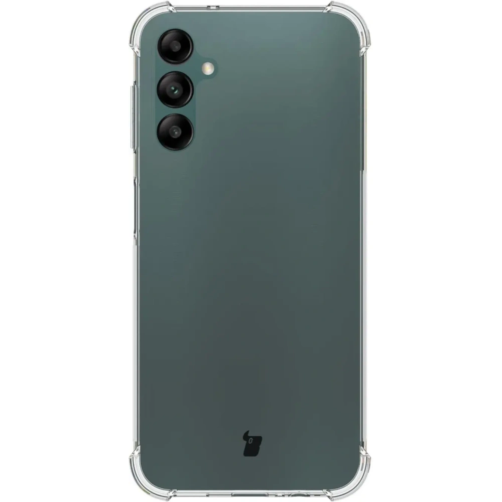 Etui + 2x szkło na ekran + obiektyw Bizon Case Clear Pack do Samsung Galaxy A14 4G/5G przezroczyste