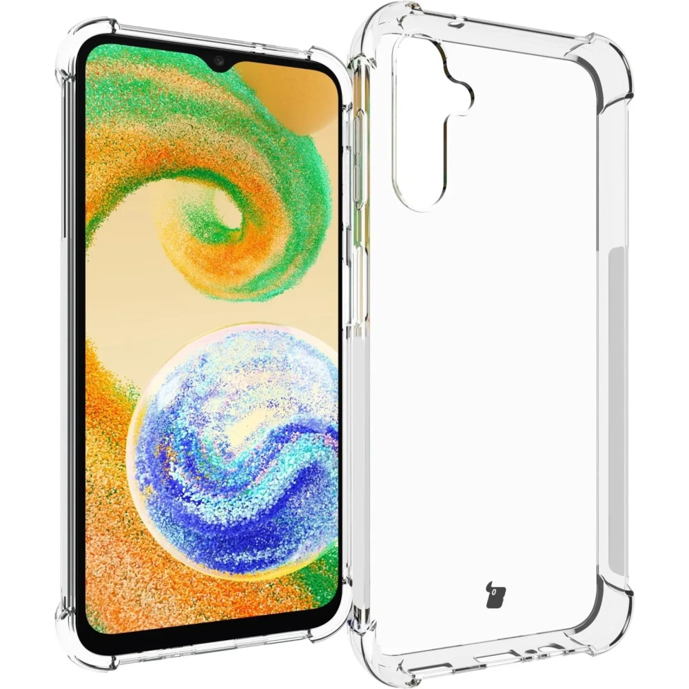 Etui + 2x szkło na ekran + obiektyw Bizon Case Clear Pack do Samsung Galaxy A14 4G/5G przezroczyste