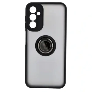 Kup Etui z uchwytem na palec Bizon Case Hybrid Ring do Samsung Galaxy A14 4G / 5G przydymione z czarną ramką - BIZ825 - {ean13} - Sklep Home Screen