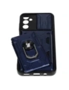 Kup Bizon Case Camshield Card Slot Ring Samsung Galaxy A14 4G/5G albastru închis - BIZ7296 - {ean13} - Sklep Home Screen