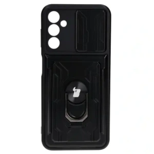 Kup Etui Bizon Case Camshield Card Slot Ring do Samsung Galaxy A14 4G/5G czarne - BIZ7297 - {ean13} - Sklep Home Screen