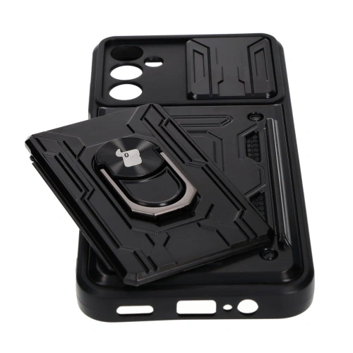 Kup Bizon Case Camshield Kartensteckplatz Ring Samsung Galaxy A14 4G/5G schwarz - BIZ7297 - {ean13} - Sklep Home Screen