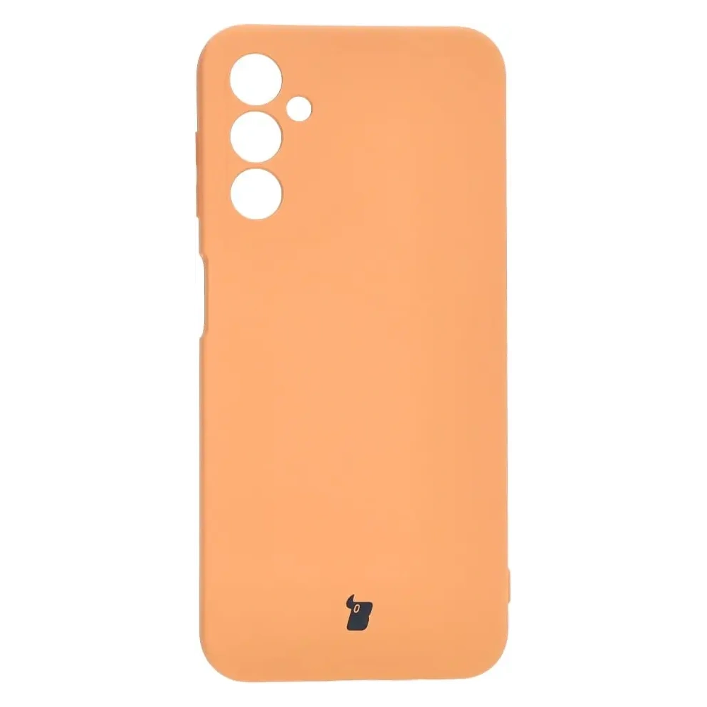 Etui Bizon Case Silicone do Samsung Galaxy A14 4G/5G pomarańczowe