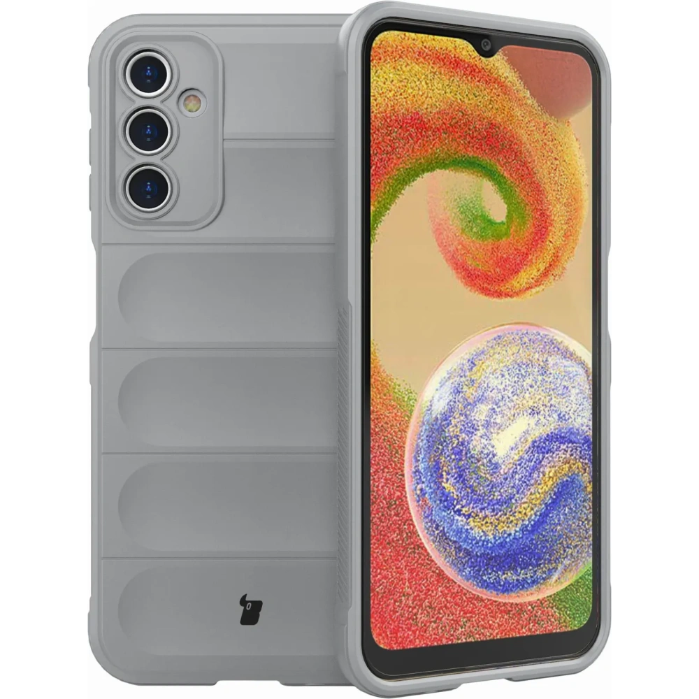 Pancerne etui Bizon Case Tur do Samsung Galaxy A14 4G / 5G jasnoszare