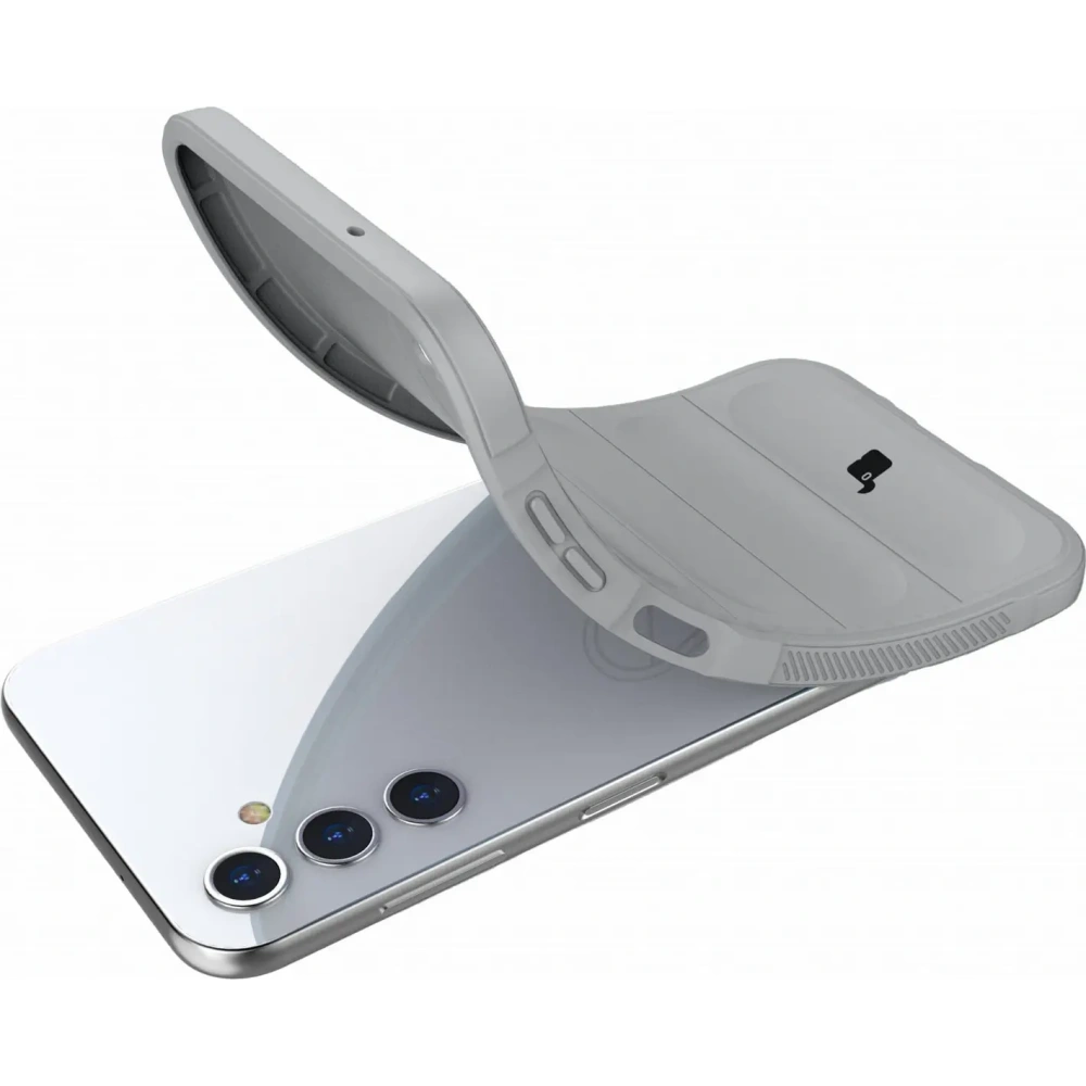 Pancerne etui Bizon Case Tur do Samsung Galaxy A14 4G / 5G jasnoszare