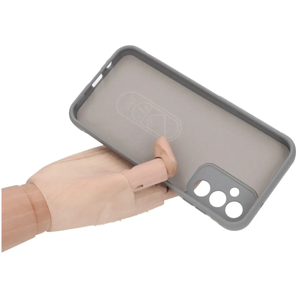 Pancerne etui Bizon Case Tur do Samsung Galaxy A14 4G / 5G jasnoszare