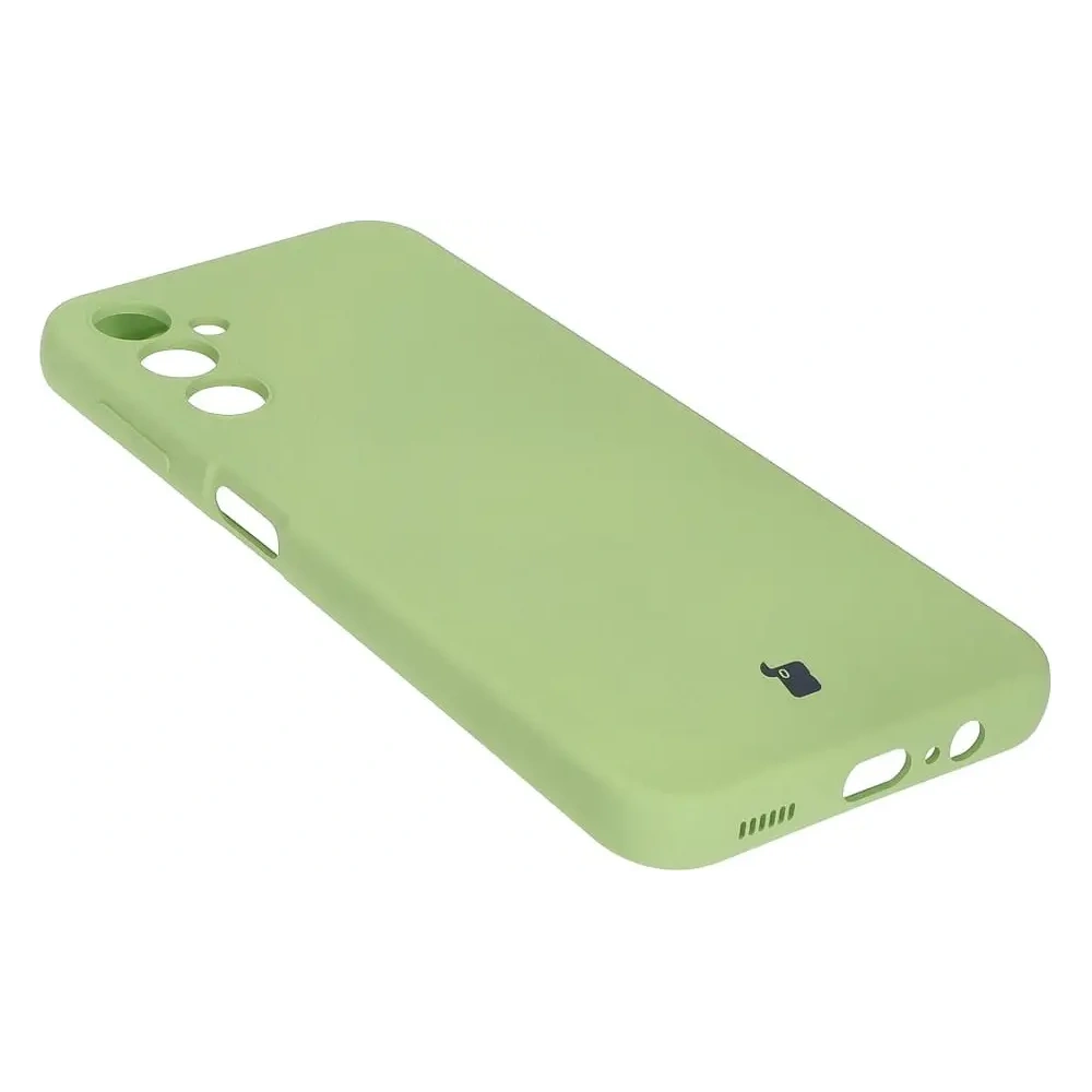 Etui Bizon Case Silicone do Samsung Galaxy A14 4G/5G jasnozielone