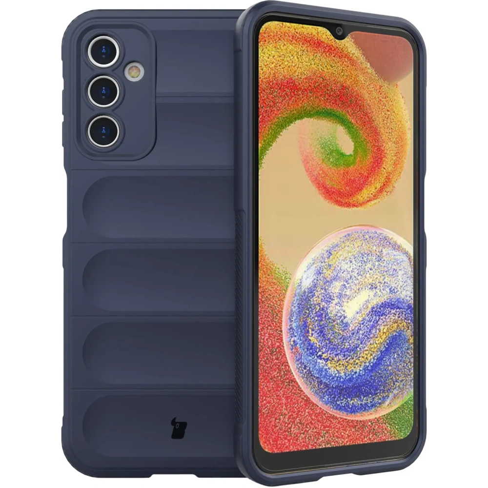 Pancerne etui Bizon Case Tur do Samsung Galaxy A14 4G / 5G granatowe
