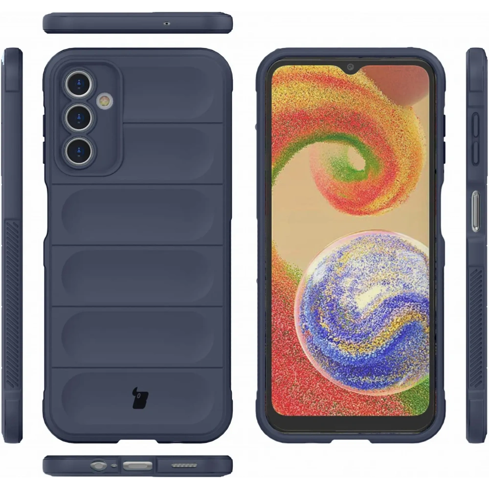 Pancerne etui Bizon Case Tur do Samsung Galaxy A14 4G / 5G granatowe