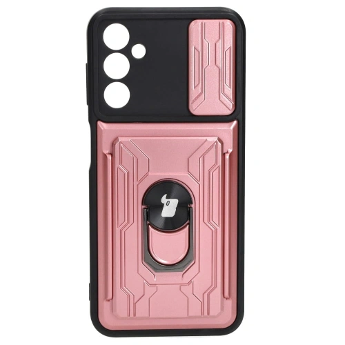 Kup Bizon Case Camshield Kártyafoglalatos Gyűrű Samsung Galaxy A14 4G/5G világos rózsaszín - BIZ7307 - {ean13} - Sklep Home Screen