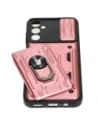 Kup Bizon Case Camshield Kártyafoglalatos Gyűrű Samsung Galaxy A14 4G/5G világos rózsaszín - BIZ7307 - {ean13} - Sklep Home Screen