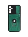 Bizon Case Camshield Kartensteckplatz Ring Samsung Galaxy A14 4G/5G grün