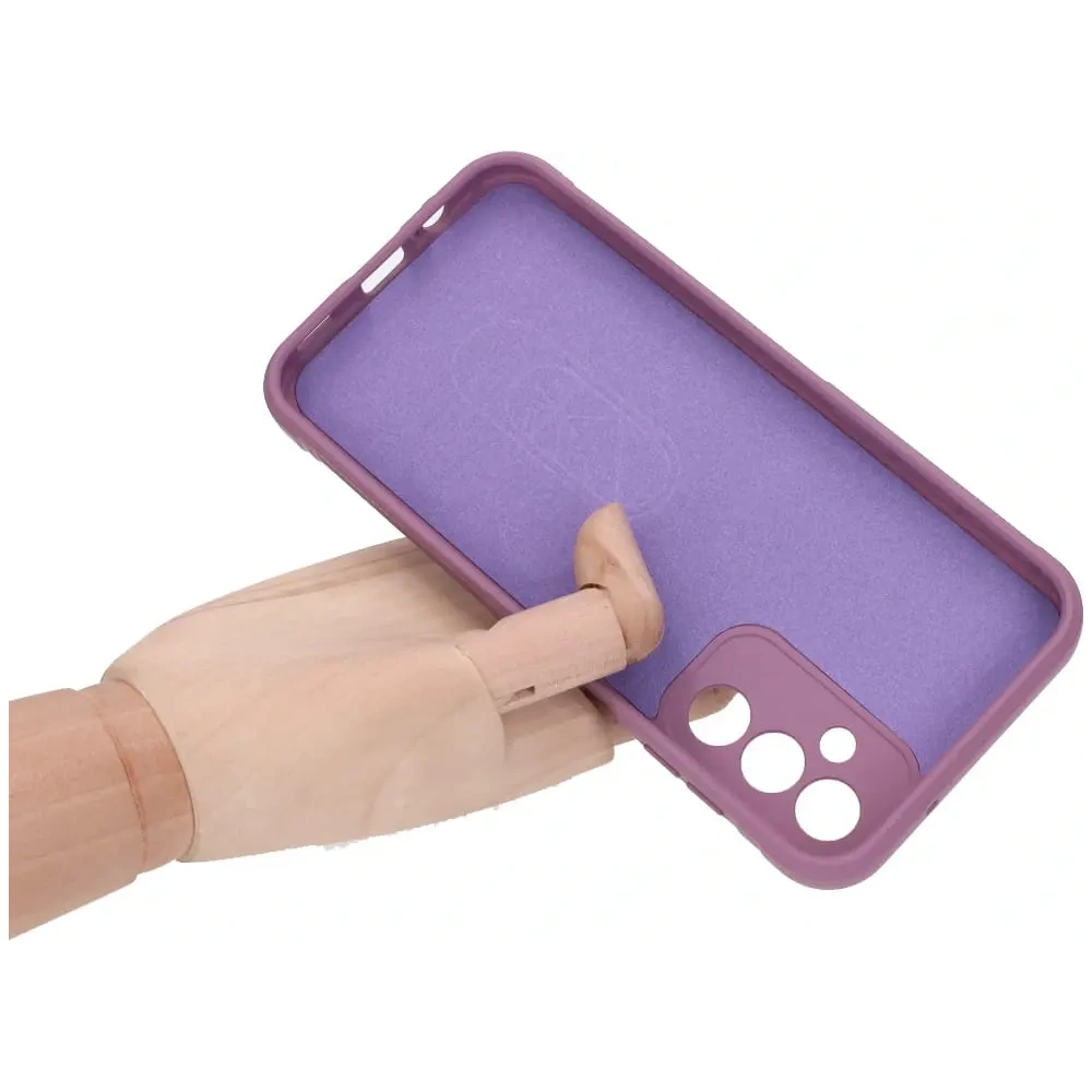 Pancerne etui Bizon Case Tur do Samsung Galaxy A14 4G / 5G jasnofioletowe