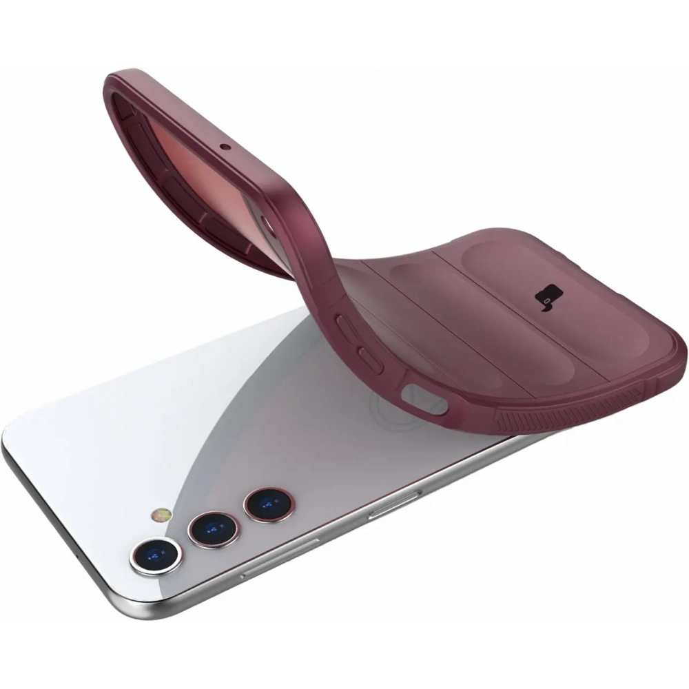 Pancerne etui Bizon Case Tur do Samsung Galaxy A14 4G / 5G ciemnofioletowe