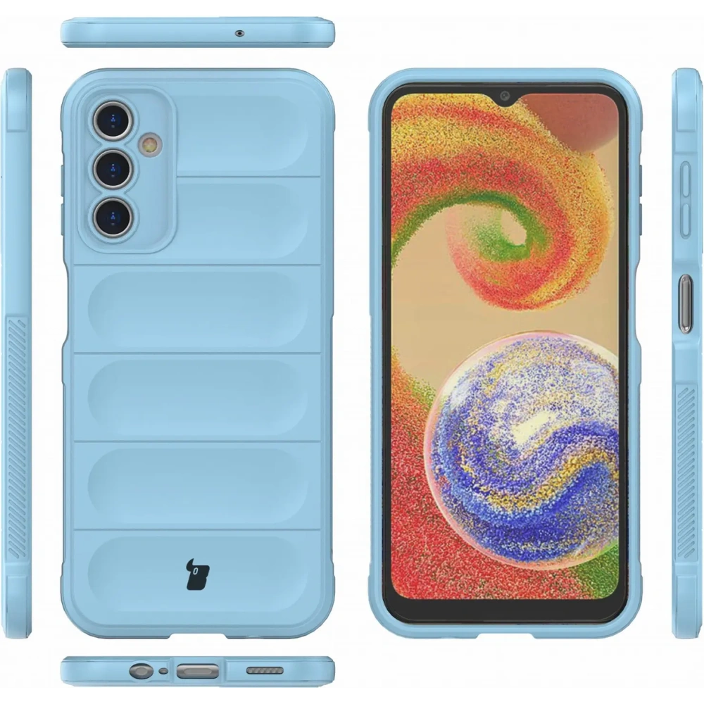 Pancerne etui Bizon Case Tur do Samsung Galaxy A14 4G / 5G jasnoniebieskie
