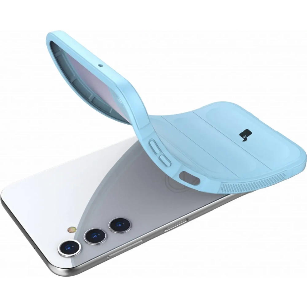 Pancerne etui Bizon Case Tur do Samsung Galaxy A14 4G / 5G jasnoniebieskie