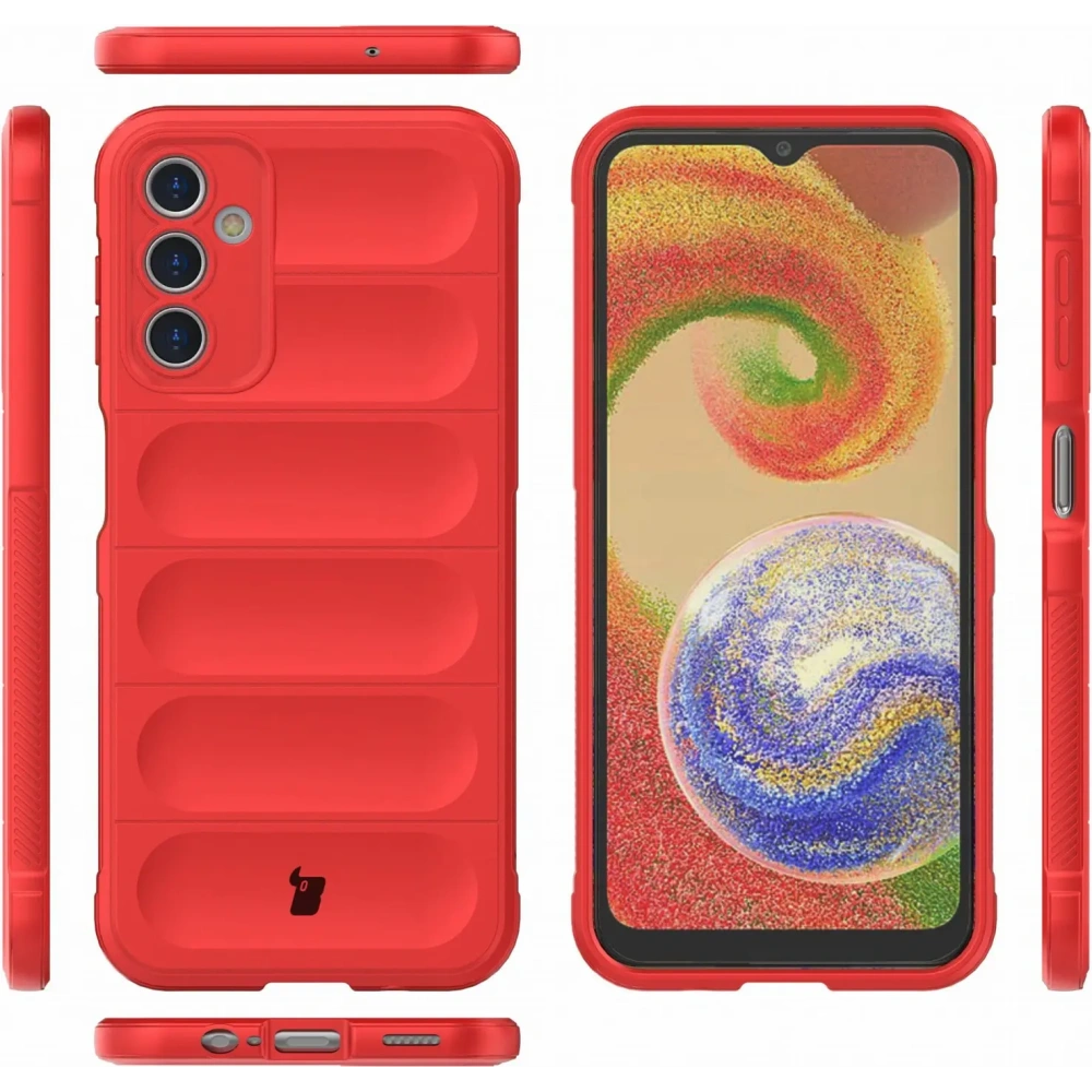 Pancerne etui Bizon Case Tur do Samsung Galaxy A14 4G / 5G czerwone