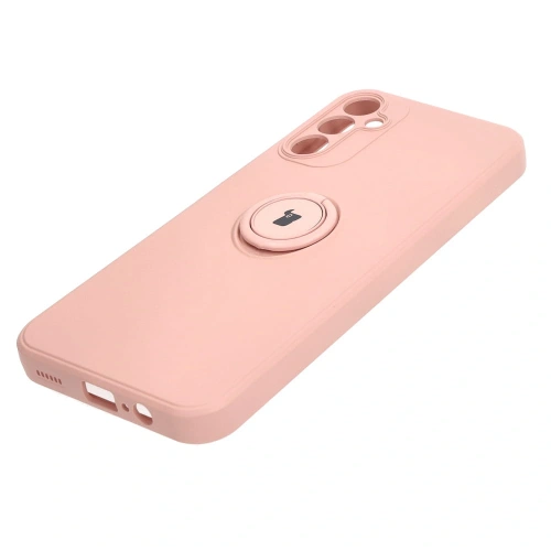 Kup Bizon Case Szilikon Gyűrű Sq do Samsung Galaxy A14 4G/5G világos rózsaszín - BIZ7316 - {ean13} - Sklep Home Screen