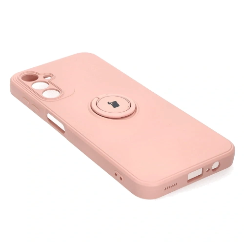 Kup Etui Bizon Case Silicone Ring Sq do Samsung Galaxy A14 4G/5G, jasnoróżowe - BIZ7316 - {ean13} - Sklep Home Screen