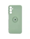Bizon Case Silicone Ring Sq do Samsung Galaxy A14 4G/5G verde deschis