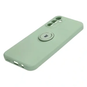 Bizon Case Silicone Ring Sq do Samsung Galaxy A14 4G/5G világos zöld