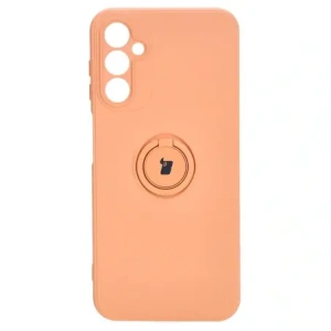 Kup Etui Bizon Case Silicone Ring Sq do Samsung Galaxy A14 4G/5G pomarańczowe - BIZ7318 - {ean13} - Sklep Home Screen