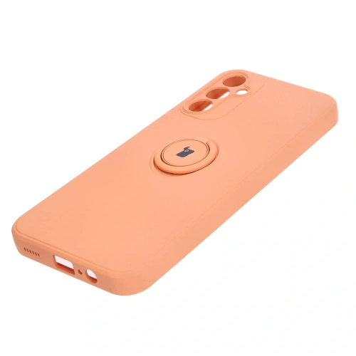 Kup Bizon Case Silicone Ring Sq do Samsung Galaxy A14 4G/5G portocalie - BIZ7318 - {ean13} - Sklep Home Screen