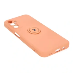 Kup Etui Bizon Case Silicone Ring Sq do Samsung Galaxy A14 4G/5G pomarańczowe - BIZ7318 - {ean13} - Sklep Home Screen