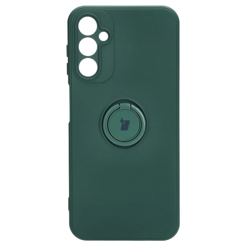 Kup Bizon Case Silicone Ring Sq do Samsung Galaxy A14 4G/5G verde închis - BIZ7319 - {ean13} - Sklep Home Screen